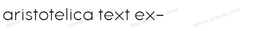 aristotelica text ex字体转换
